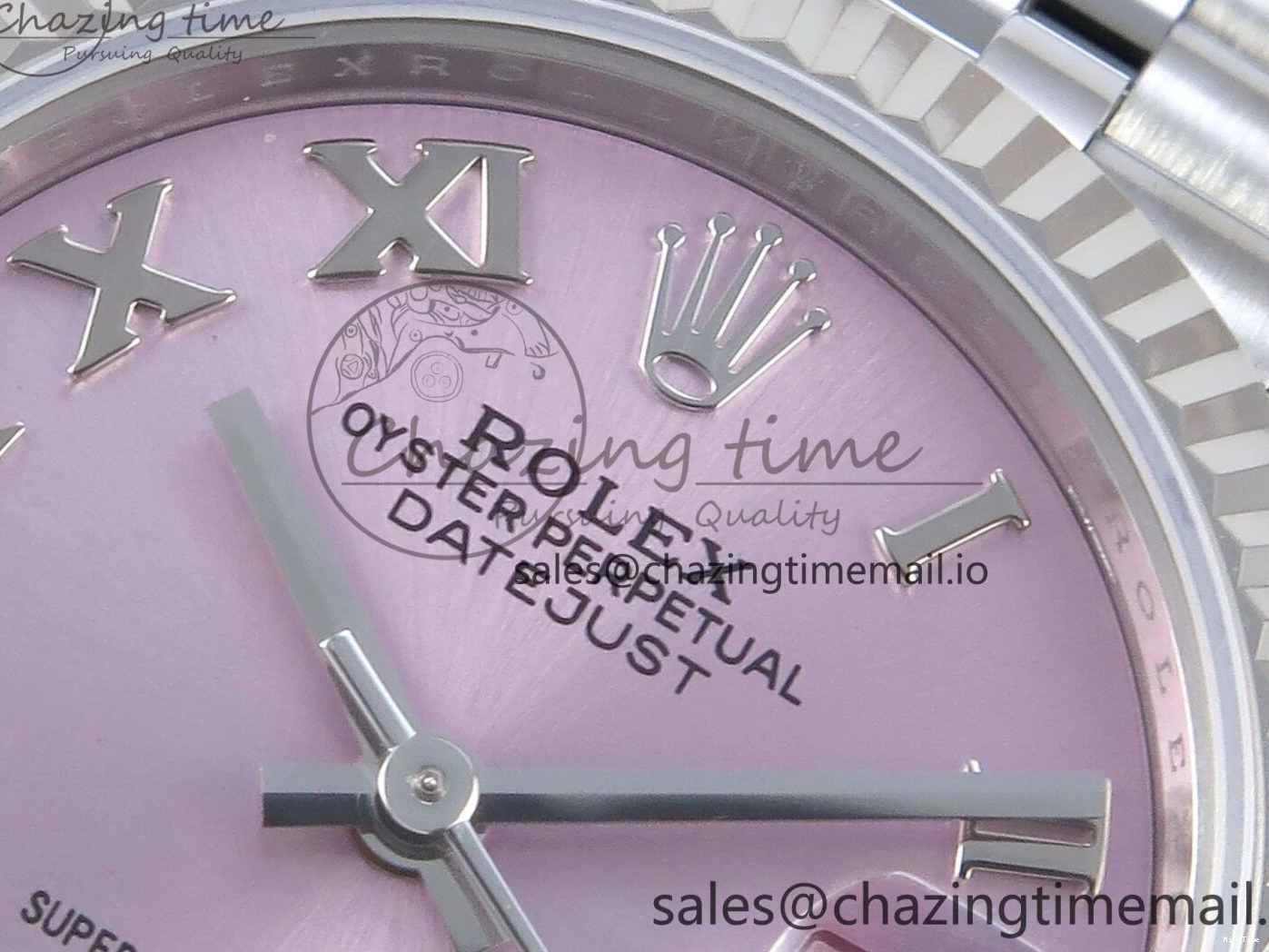 MiroTime 0216 Upgraded DateJust 31 278274 ARF 1:1 Best Edition 904L Steel Pink Roman Dial on SS Jubilee Bracelet ETA 532